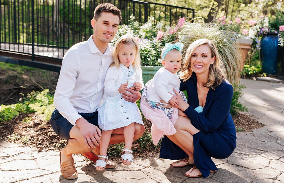 Dr. Ryan Beelman with his family