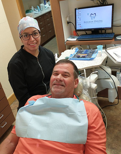 smile makeover patient at Beelman Dental